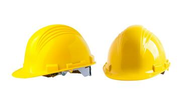 sicurezza primo difficile casco cappello, ingegneria costruzione e architettura concetto. foto