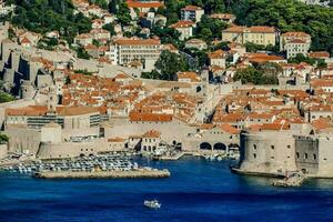 il città di dubrovnik, Croazia foto