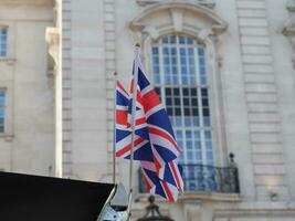 bandiera union jack del regno unito foto