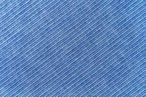 naturale blu biancheria struttura con a strisce diagonale modello come sfondo, sfondo foto