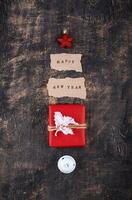 scandinavo stile Natale carta decorazione foto