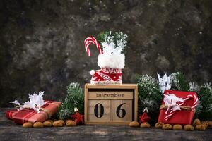 sinterklaas o santo Nicholas celebrazione concetto foto