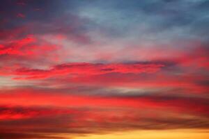 sfondo del cielo al tramonto foto