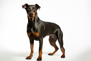 ai generato doberman guardia cane clipart foto