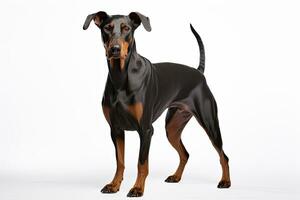 ai generato doberman guardia cane clipart foto