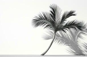 ai generato Questo è un' immagine di un' palma albero, foto