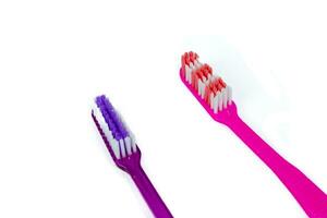 dente spazzola isolato su un' bianca sfondo foto