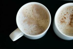 tazza di aromatico caldo caffè foto