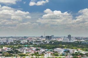 bangkok, thailandia veduta aerea con skyline