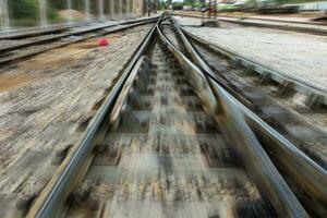 movimento Immagine su Ferrovia. foto