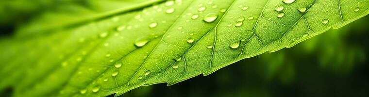 ai generato verde foglia natura sfondo. ai generato foto