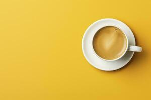 ai generato bene mattina caldo caffè. ai generato foto