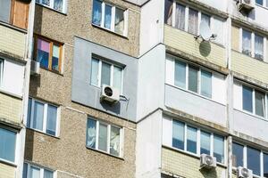 termico isolamento di un' Casa parete su un' edificio luogo foto