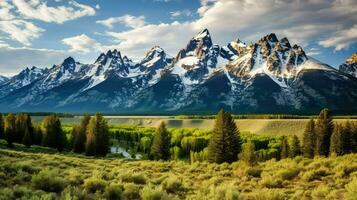 ai generato tettonica colpa bloccare montagne foto