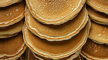 ai generato salutare nutrizione pancake cibo foto