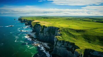 ai generato natura calcare scogliere paesaggio foto