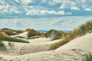 sabbia dune a il danese costa foto