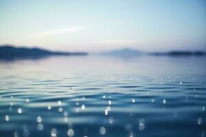 ai generato bokeh estate spiaggia paesaggio. vacanza sfondo. ai generato foto