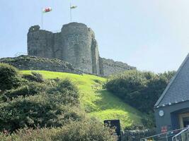 criccieth nel niente Galles nel il UK su 5 settembre 2023. un' Visualizza di criccieth castello foto