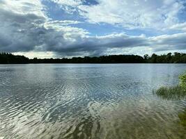 un' Visualizza di blake semplice lago vicino ellesmere nel shropshire foto