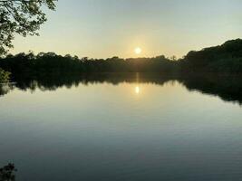 un' Visualizza di blake semplice lago vicino ellesmere nel shropshire foto