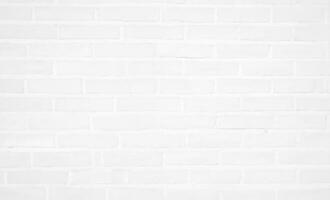 moderno bianca Vintage ▾ mattone parete struttura per sfondo retrò bianca lavato vecchio mattone parete superficie grungy squallido sfondo Esposto alle intemperie struttura macchiato vecchio stucco leggero grigio e dipingere bianca mattone parete. foto