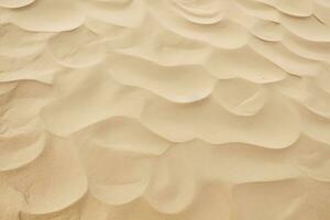ai generato avvicinamento di sabbia modello di un' spiaggia nel il estate. ai generato foto