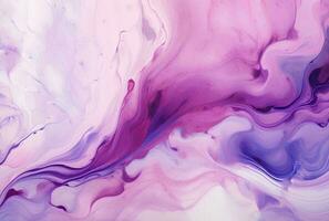 ai generato marmorizzato rosa blu viola astratto sfondo. liquido marmo inchiostro modello. astratto dipingere miscelazione nel acquerello foto