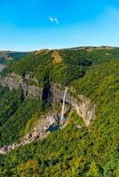 nohkalikai cascate Visualizza punto, nohkalikai strada, cherrapunji, meghalaya, India foto