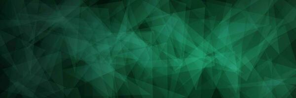 astratto verde poligonale mosaico sfondo, creativo design modelli foto
