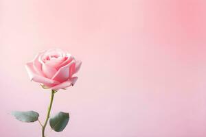 ai generato bellissimo rosa rosa sfondo foto
