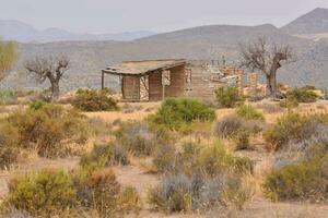 abbandonato deserto Casa esterno foto