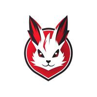 ai generato emblema logo di un' coniglio. generativo ai foto