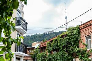 urbano case nel mtatsminda quartiere di Tbilisi foto