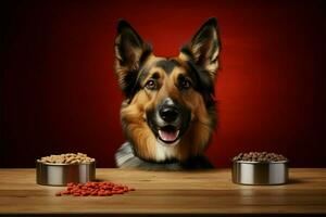 ai generato zoo pasto affare cane cibo promozione grafico per animale domestico marketing foto