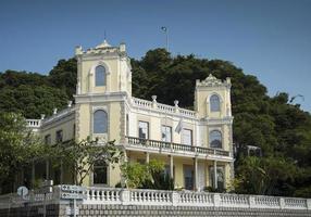 macao china, 2021 - vecchia villa coloniale portoghese foto