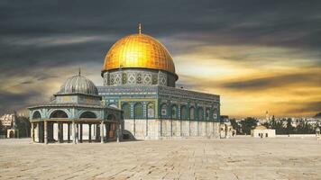 il al-aqsa moschea nel Gerusalemme foto