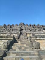 Visualizza di Borobudur tempio, uno di il meraviglie di il mondo nel Indonesia foto