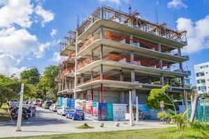 cantiere del complesso alberghiero a playa del carmen, messico foto