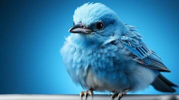 ai generato blu tanager uccello natura natura foto