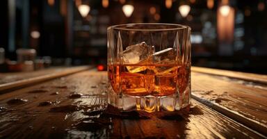 ai generato che cosa per fare nel ordine per assaporare il ultimo di il whisky foto