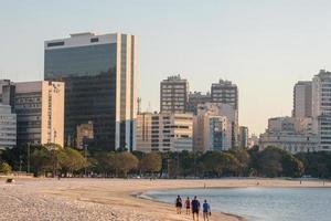 rio de janeiro, brasile, 2015 - vista sulla spiaggia di botafogo