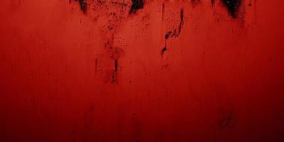 sfondo rosso spaventoso. cemento rosso scuro grunge texture foto