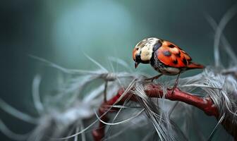 ai generato la libertà macro fotografia. ai generato foto