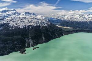 settentrionale patagonia ghiaccio campo, aereo Visualizza, laguna san Raffaele nazionale parco, aysen regione, patagonia, chile foto