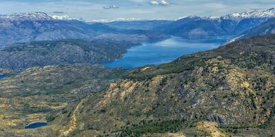 laguna san Raffaele nazionale parco, aereo Visualizza, aysen regione, patagonia, chile foto