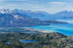 laguna san Raffaele nazionale parco, aereo Visualizza, aysen regione, patagonia, chile foto