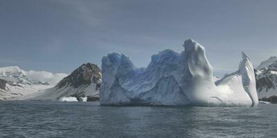 oceano porto, galleggiante iceberg, Sud Georgia isola, antartico foto