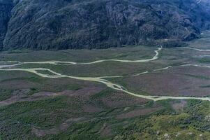 laguna san Raffaele nazionale parco, aereo Visualizza, aysen regione, patagonia, chile foto