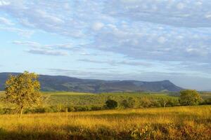 serra da canastra paesaggio montano, mine Gerais stato, brasile foto